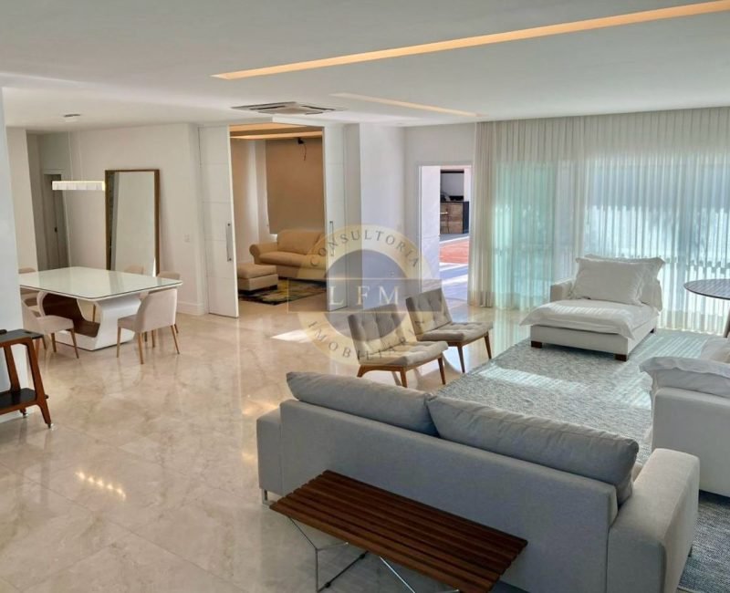 Casa Espetacular no Del Lago – 5 Suítes, Home Cinema e Área Gourmet na Barra