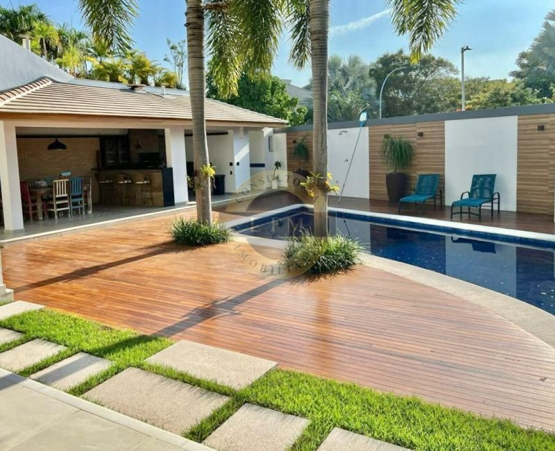 Casa Espetacular no Del Lago – 5 Suítes, Home Cinema e Área Gourmet na Barra